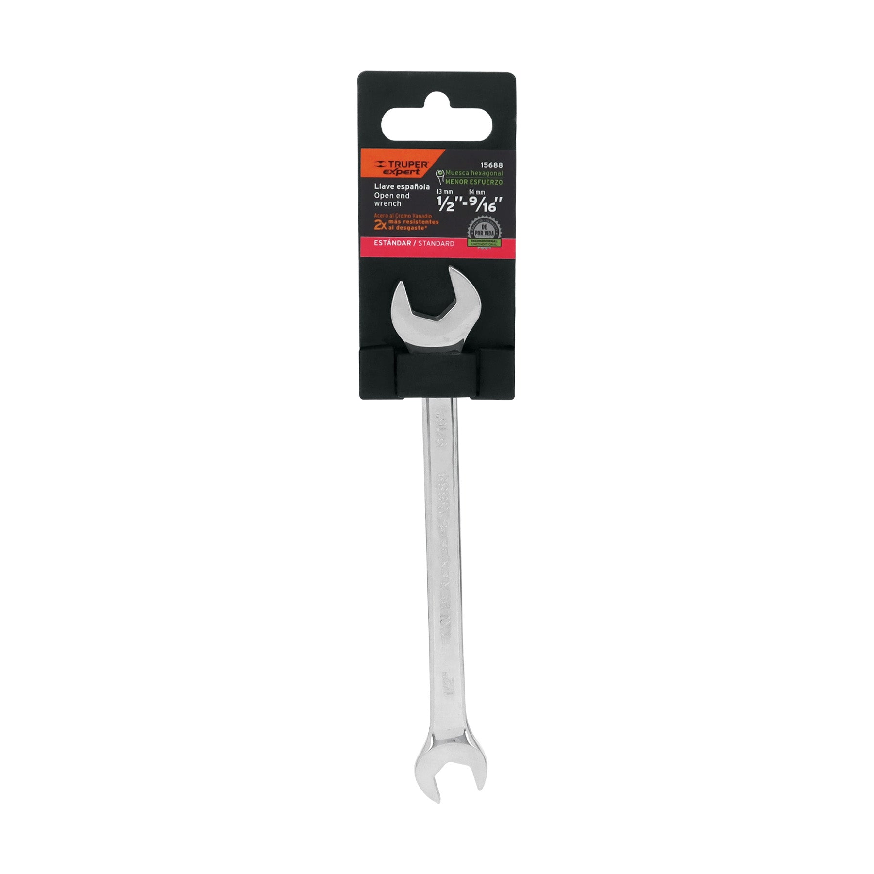 Llave Española STD Truper Expert 1/2" x 9/16"