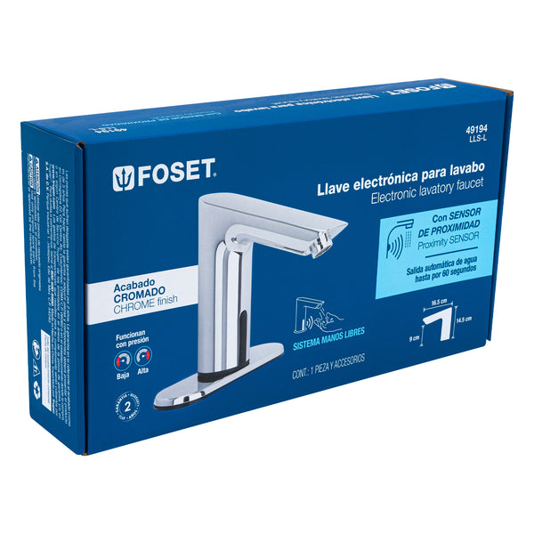 Llave Electronica con Sensor para Lavabo Foset