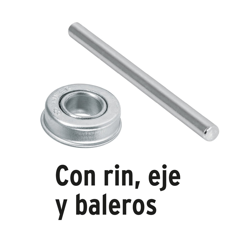 Llanta Completa Neumatica Lisa 16" para Carretilla Truper