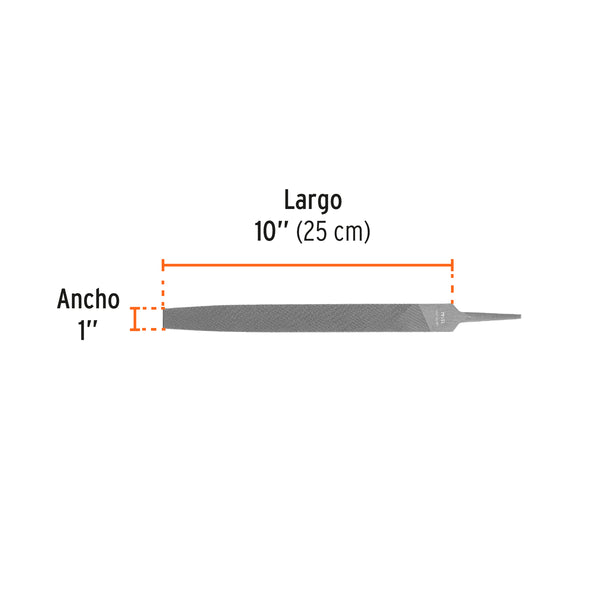 Lima Plana Bastarda Truper 10"
