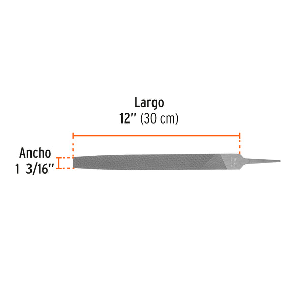 Lima Plana Bastarda Truper 12"