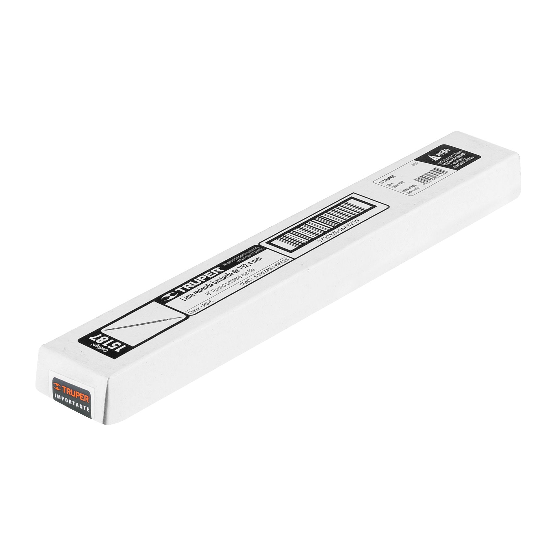 Lima Redonda Bastarda Truper  6"