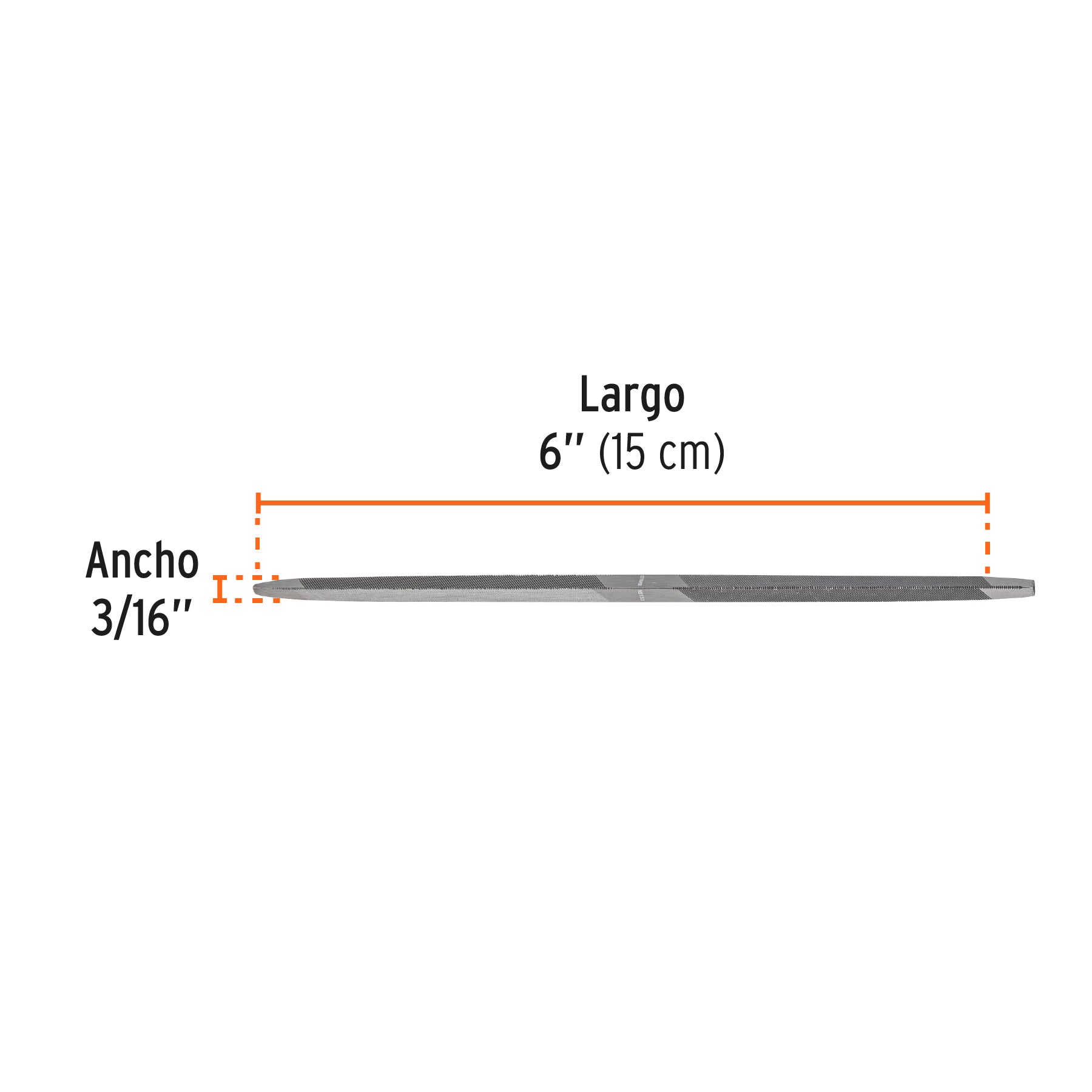 Lima Triangulo Doble 6" Truper
