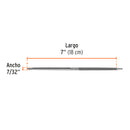 Lima Triangulo Doble 7" Truper