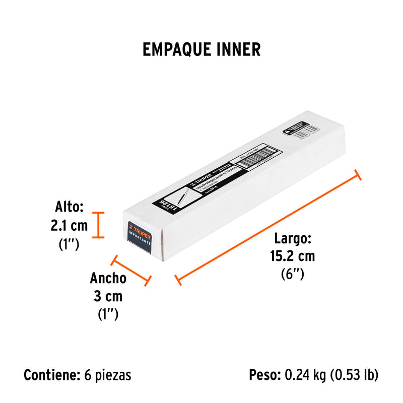 Lima Triangulo Pesado 34 dpp Truper 4"