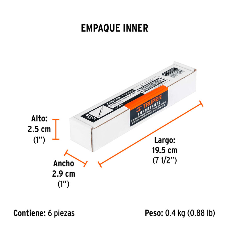 Lima Triangulo Pesado 34 dpp Truper 5"