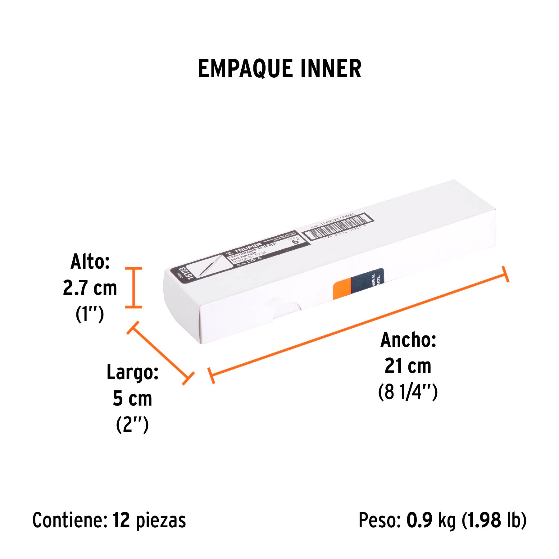 Lima Triangulo Pesado 34 dpp Truper 6"