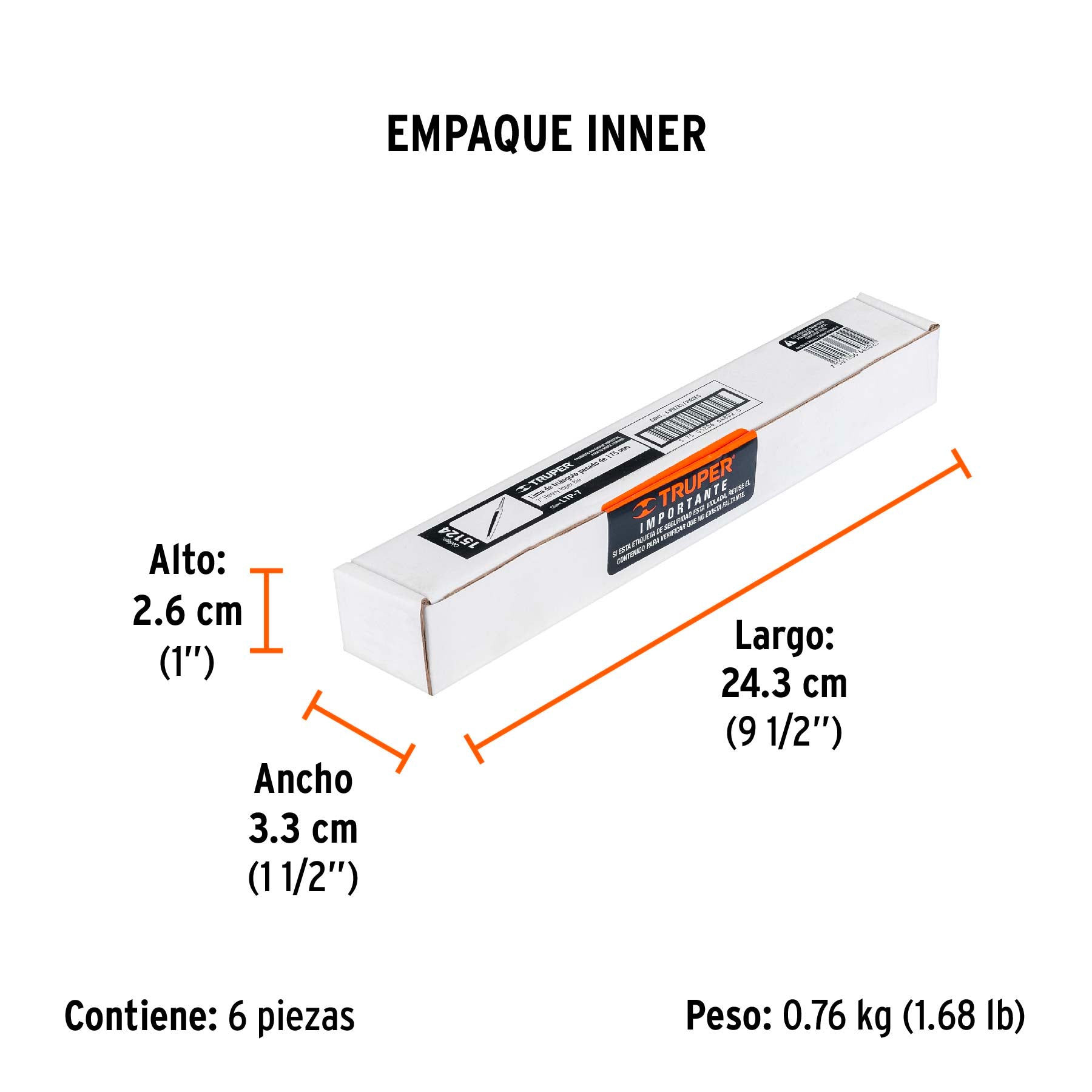 Lima Triangulo Pesado 34 dpp Truper 7"