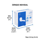 Llave Individual para Lavabo Metalica con Maneral Foset Basic