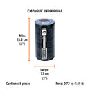 Cinta de Aislar 19 mm X 18 mts Truper Negra