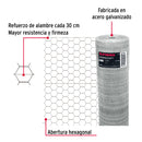 Malla Hexagonal Calibre 22 Abertura 25 mm Altura 1.00 Metro Fiero Rollo 45 Metros