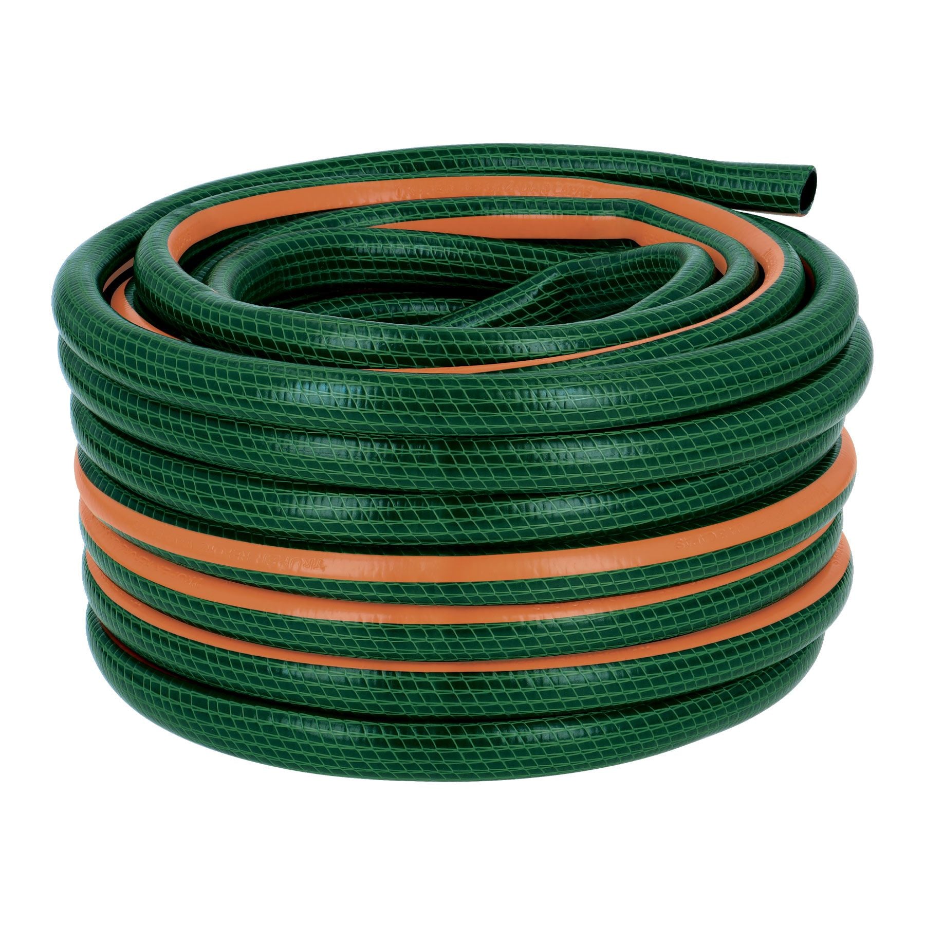 Manguera 3 Capas Tramada Verde Truper 1/2" Rollo  15 mts