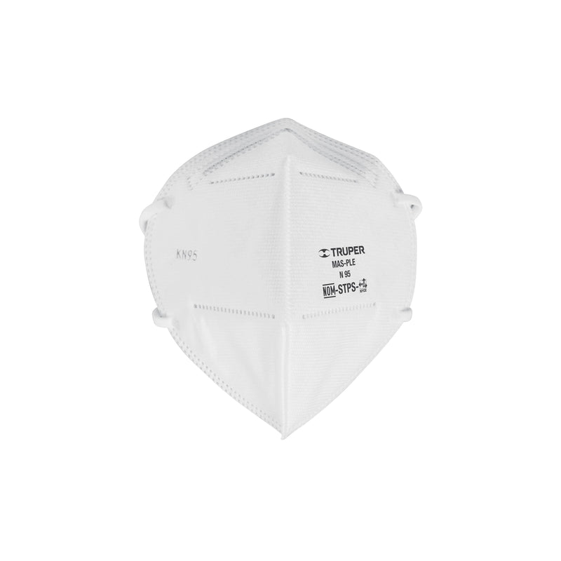 Cubrebocas Plegable N95 para Polvos y Particulas Truper