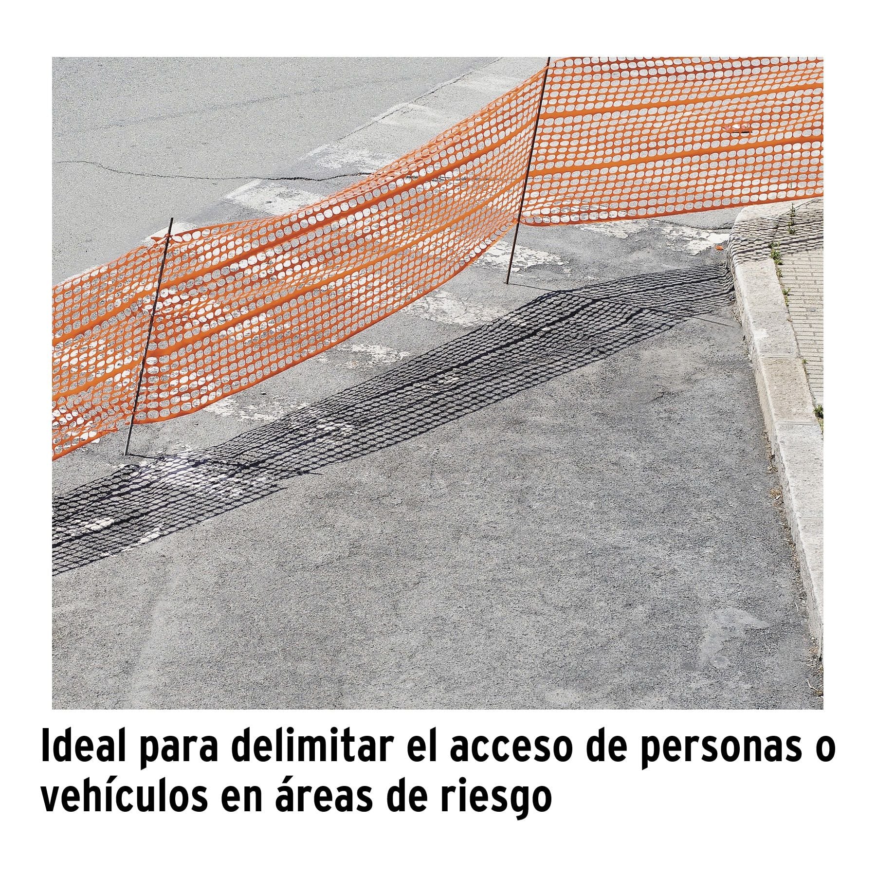 Malla de Seguridad 1.22 x 30 mts Truper