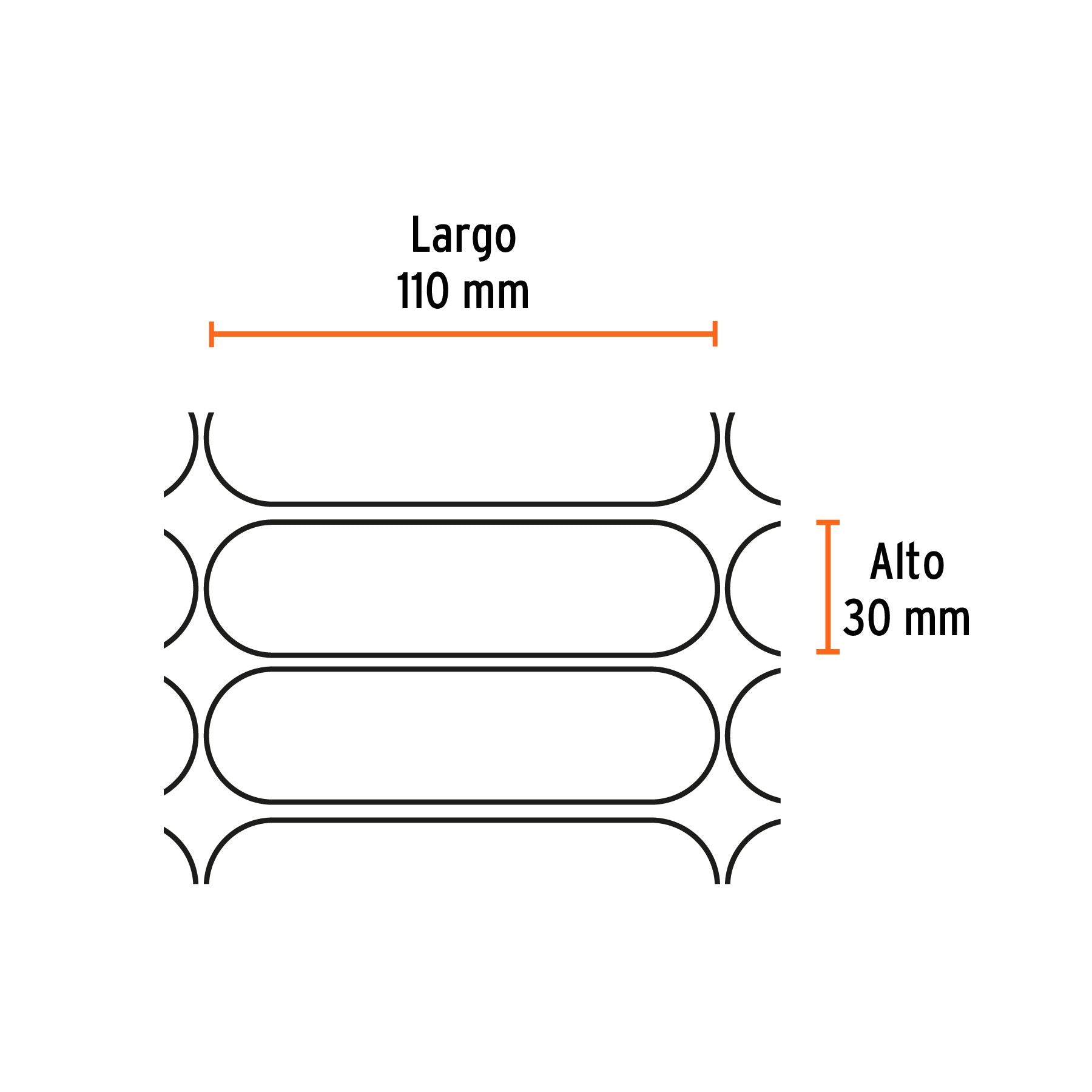 Malla de Seguridad 1.22 x 30 mts Truper