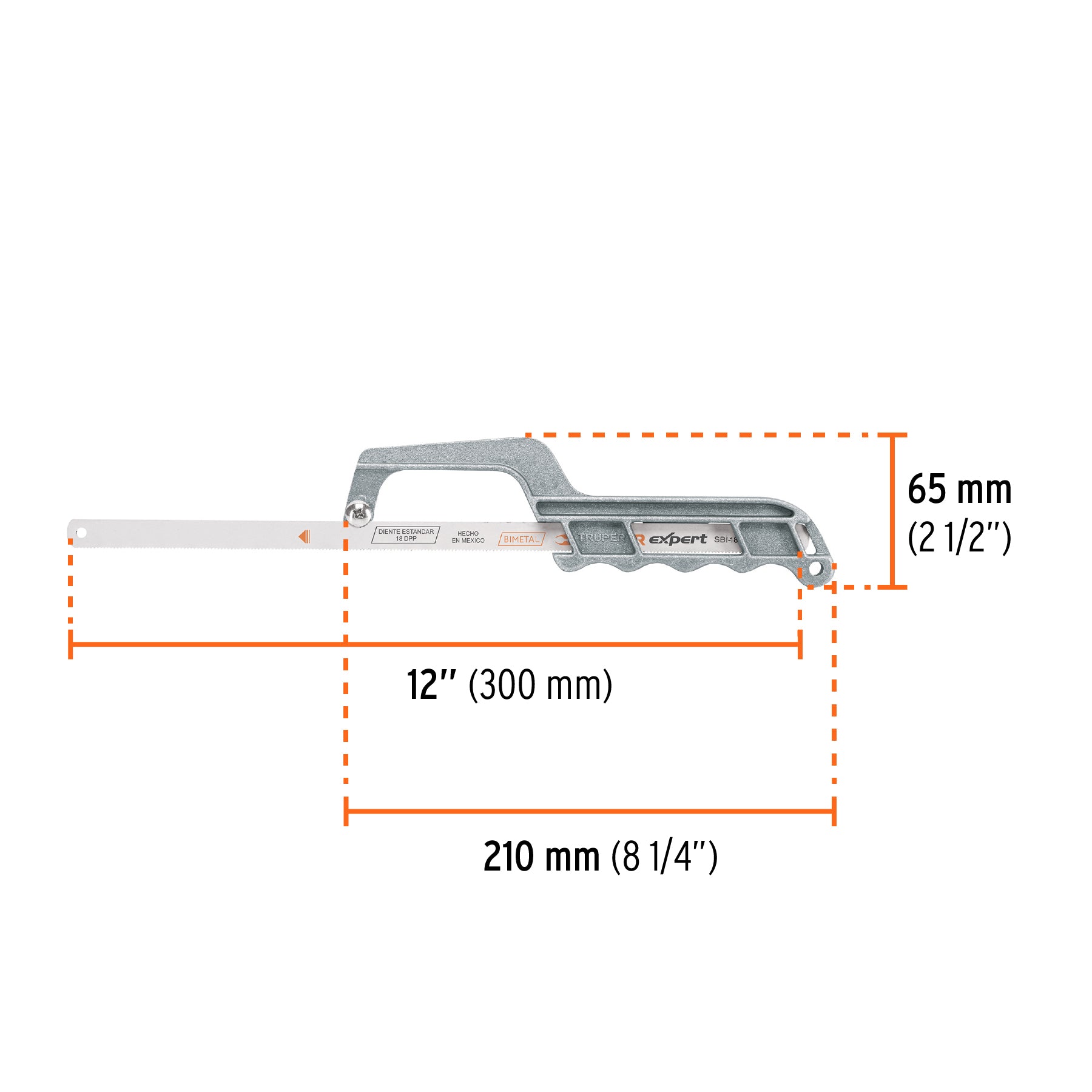 Mini Arco para Segueta de Aluminio 12" Truper