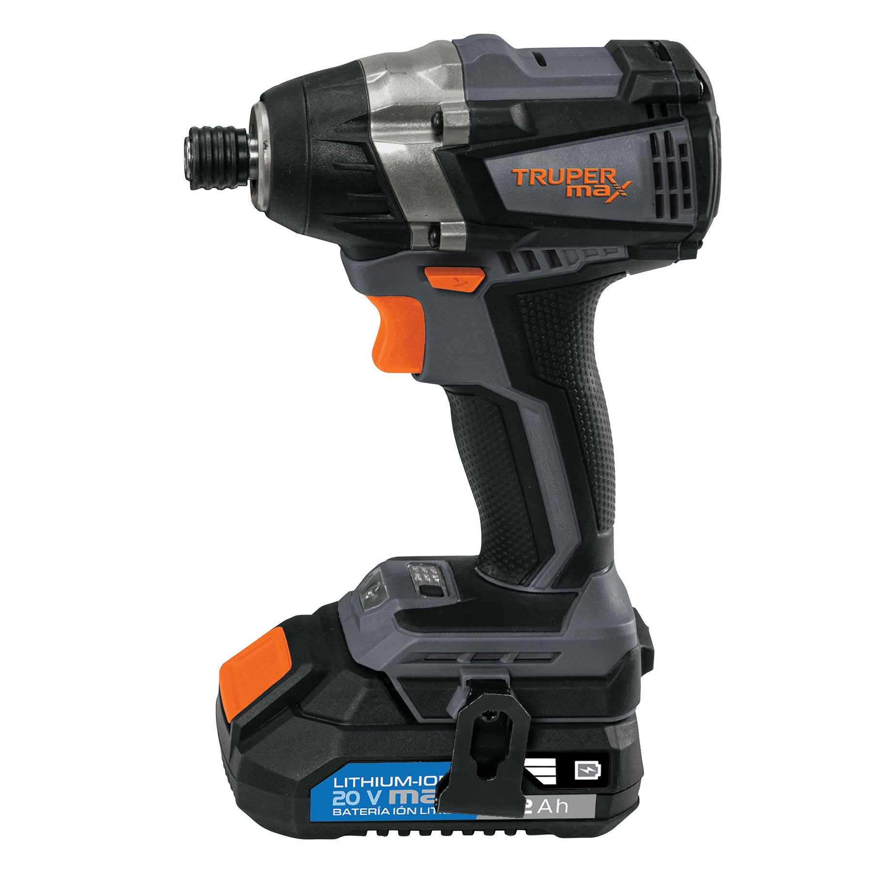 Destornillador de Impacto Inalambrico 20 Volts Broquero de 1/4" Brushless Truper Max