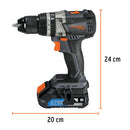 Rotomartillo Inalambrico 20 Volts Broquero de 1/2" Brushless Truper Max