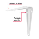 Mensula de Acero Fiero Blanca  6" x 8"