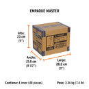 Calibrador de Presion 50 PSI Cabeza Doble Truper