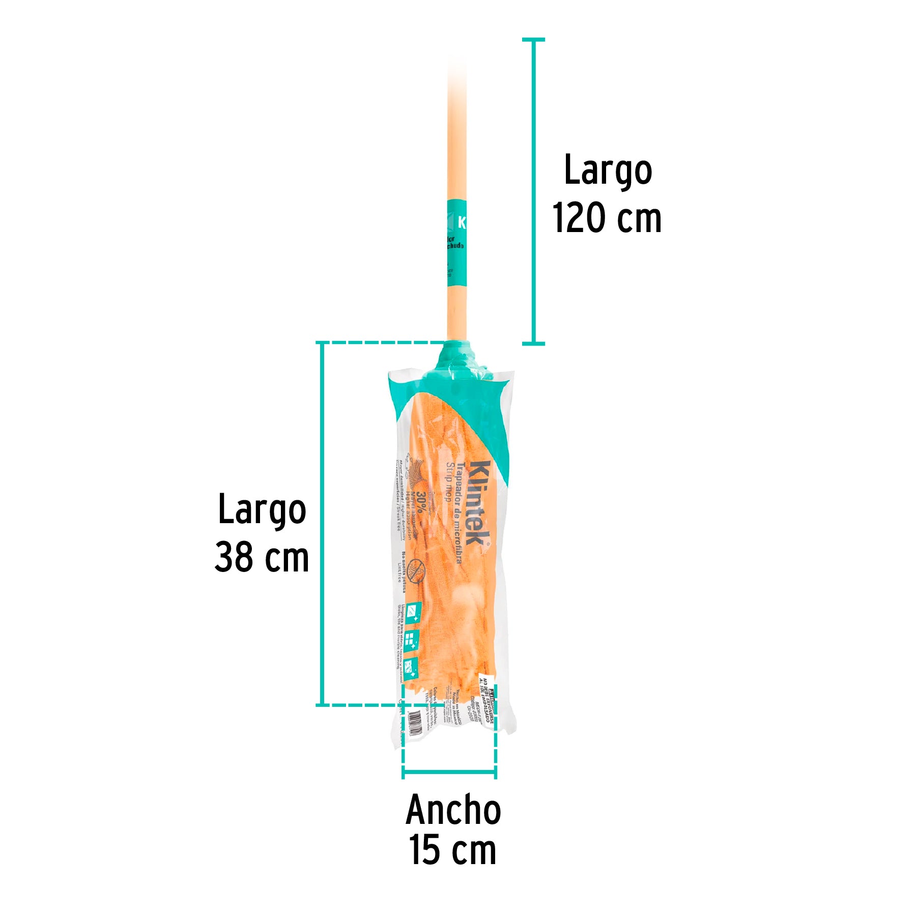 Trapeador de Microfibra Tipo Toalla Klintek