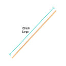 Baston de Madera 48" para Escobas Klintek