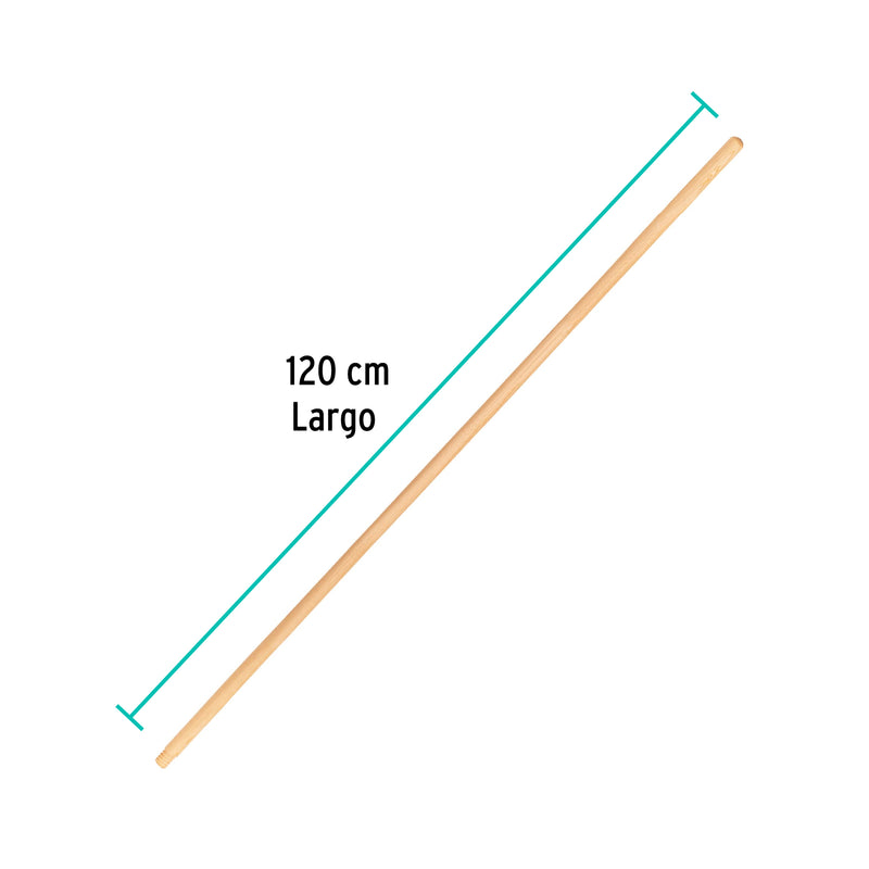 Baston de Madera 48" para Escobas Klintek