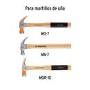 Mango para Martillos de Uña de 12" MO-7, MA-7 y MOR-10 Truper