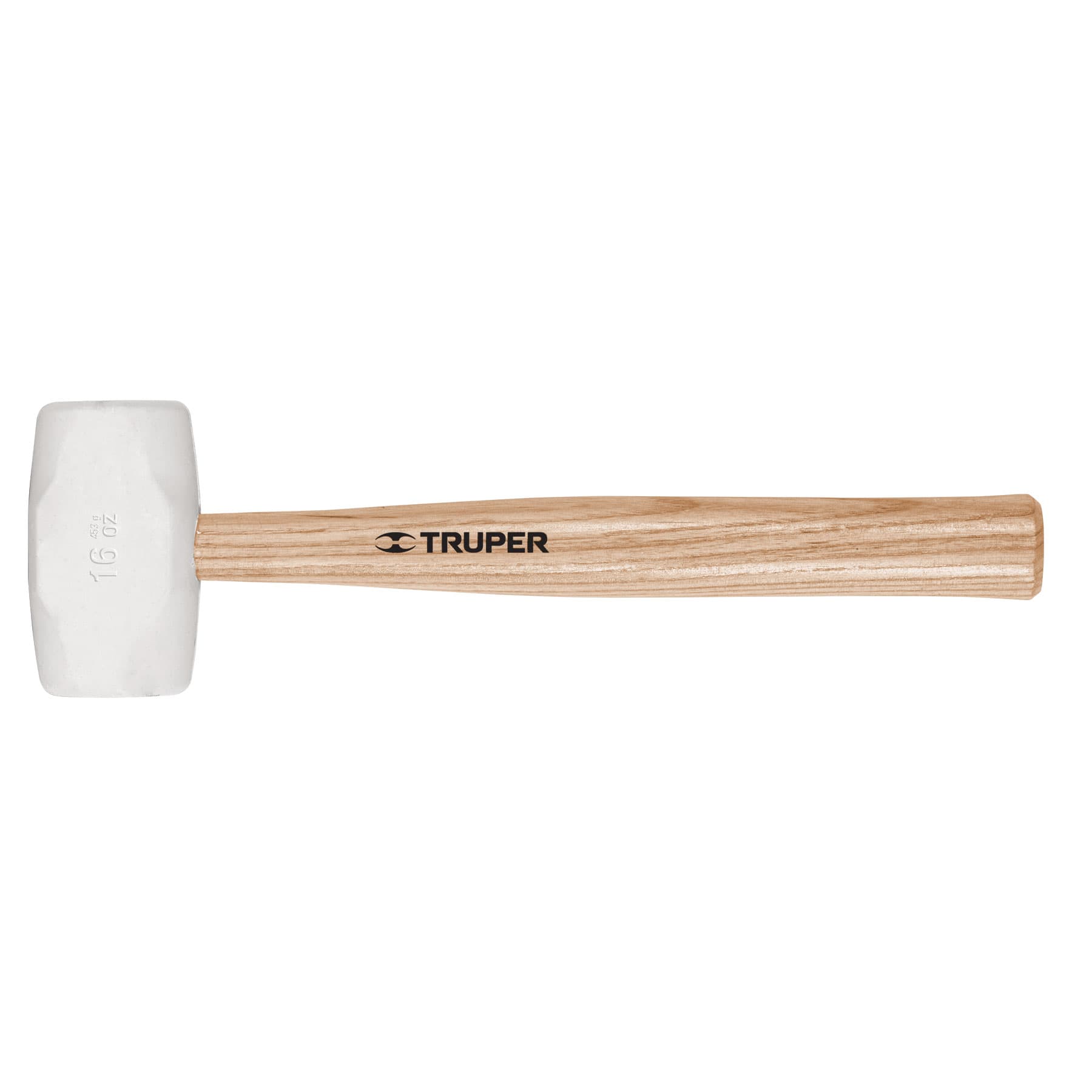 Mazo de Hule Blanco 16 Onzas Truper