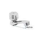 Llave Individual para Lavabo Plastica con Maneral Foset Basic