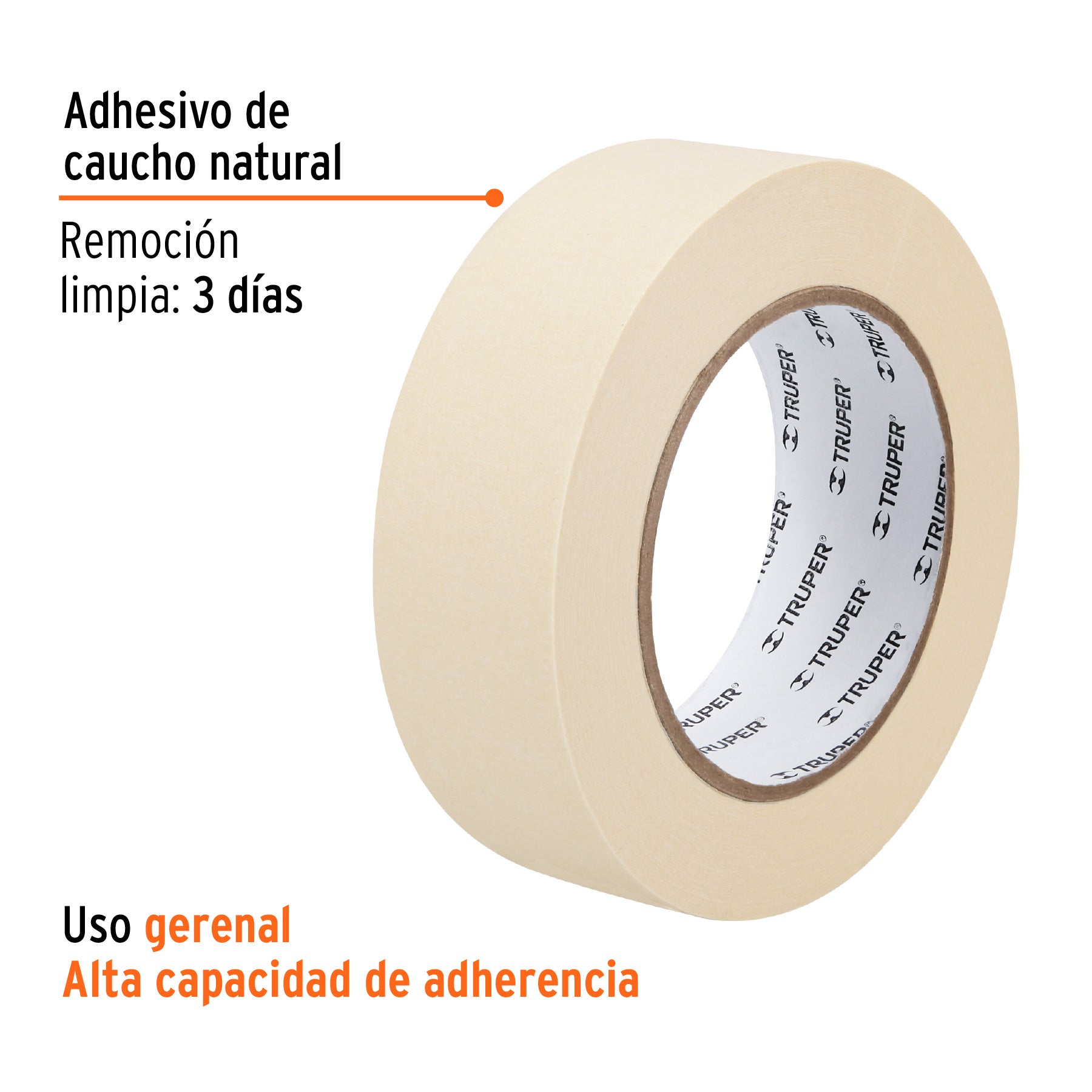 Masking Tape Uso General TRUPER 36 mm X 50 mts