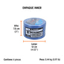 Masking Tape Color Azul Truper 12 mm X 50 mts