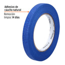 Masking Tape Color Azul Truper 12 mm X 50 mts