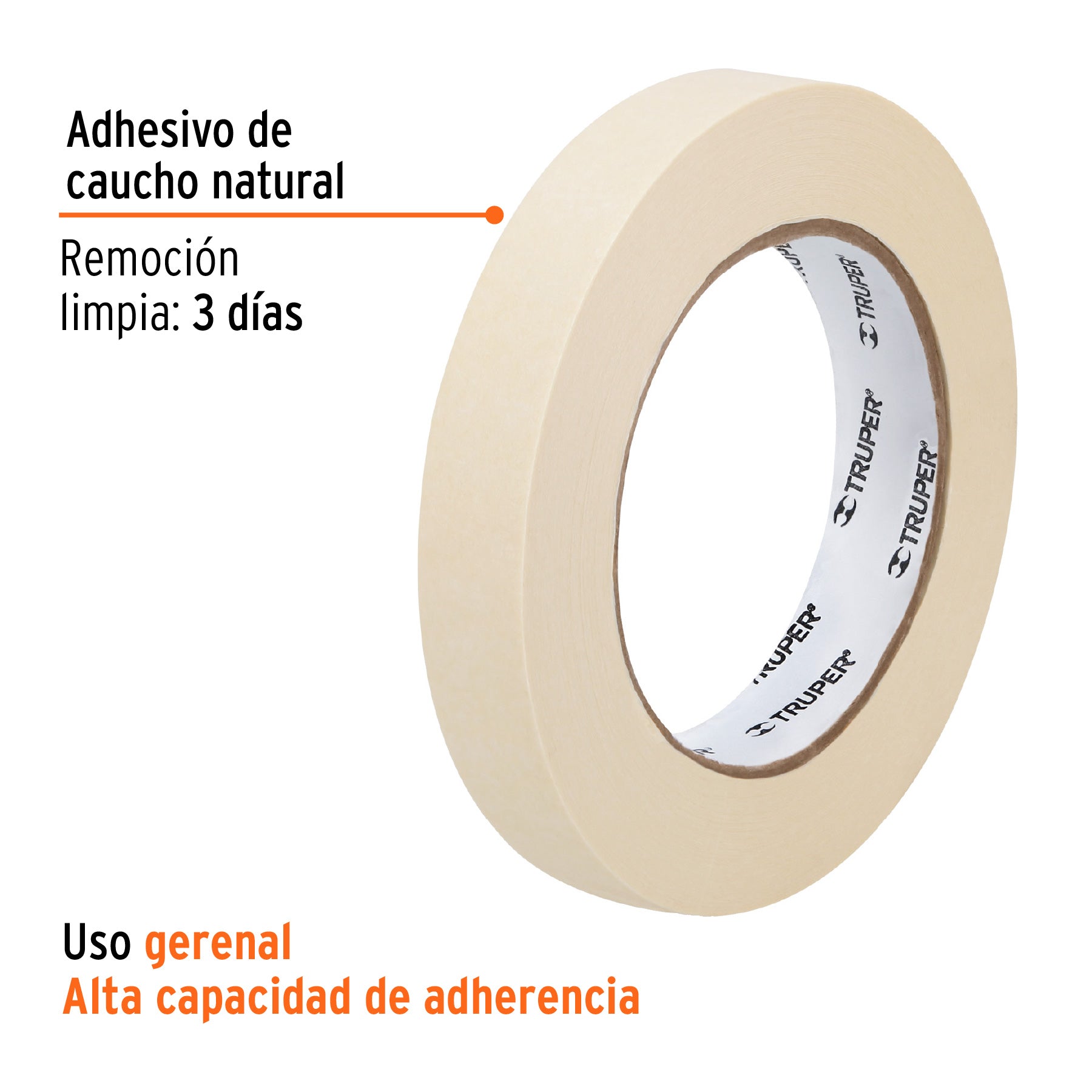 Masking Tape Uso General TRUPER 12 mm X 50 mts