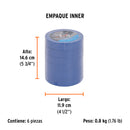 Masking Tape Color Azul Truper 24 mm X 50 mts