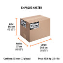 Masking Tape Color Azul Truper 24 mm X 50 mts