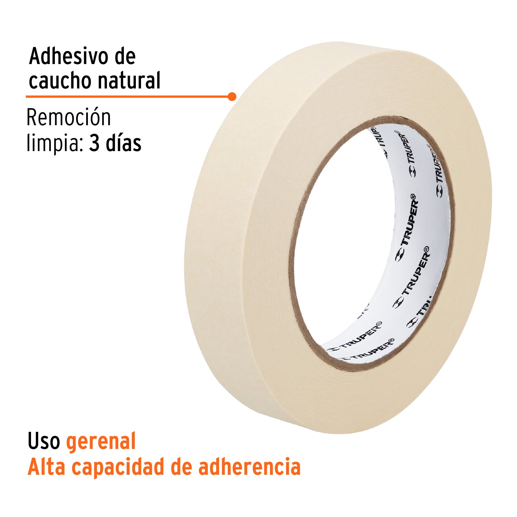 Masking Tape Uso General TRUPER 24 mm X 50 mts