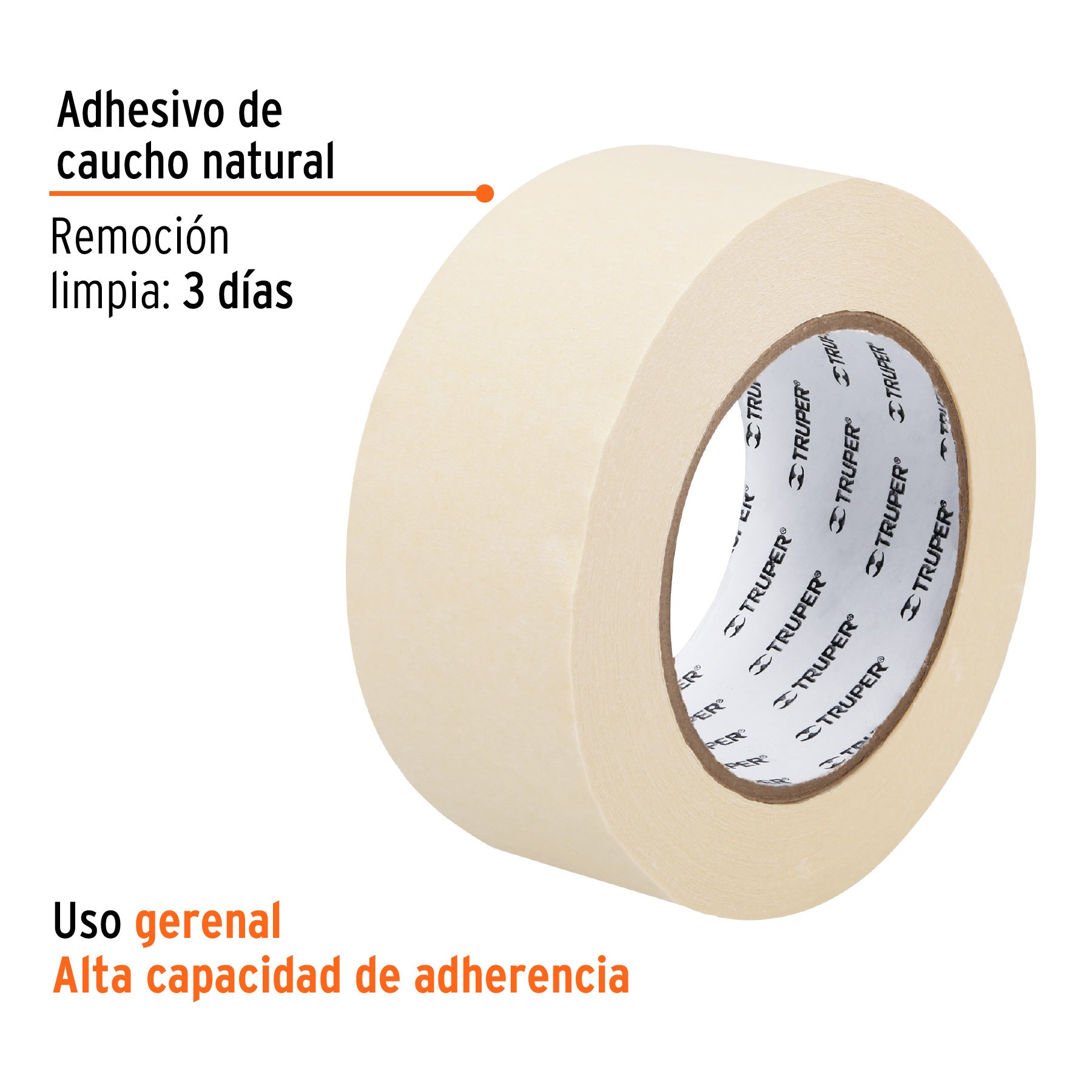 Masking Tape Uso General TRUPER 48 mm X 50 mts