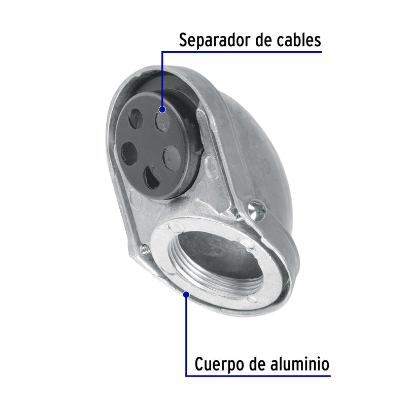 Mufa para Acometida 1"1/4 (32 mm) Volteck