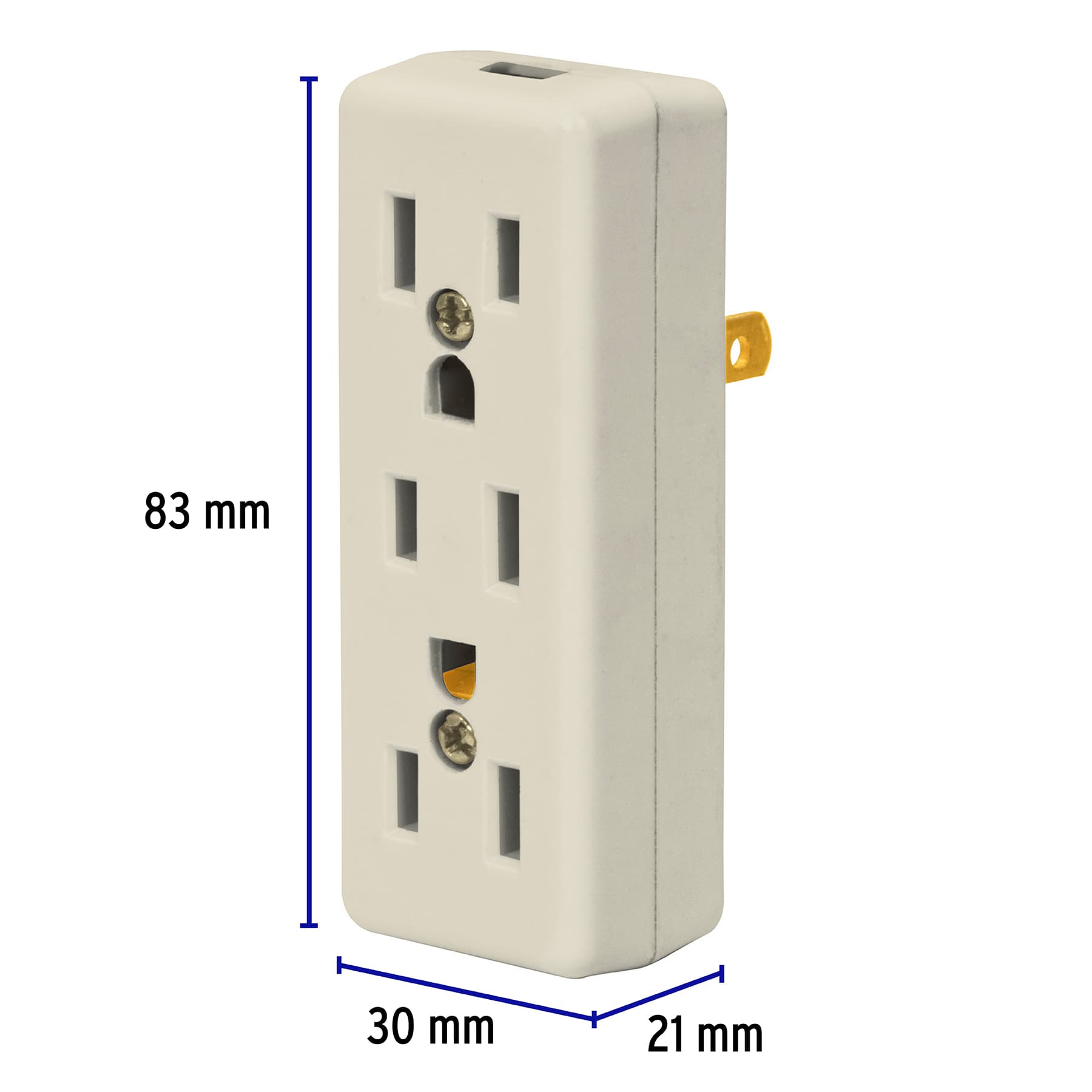 Multicontacto Triple 2P + T con Clavija Volteck