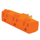 Multicontacto Triple 2P + T con Clavija Naranja Volteck