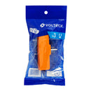 Multicontacto Triple 2P + T con Clavija Naranja Volteck