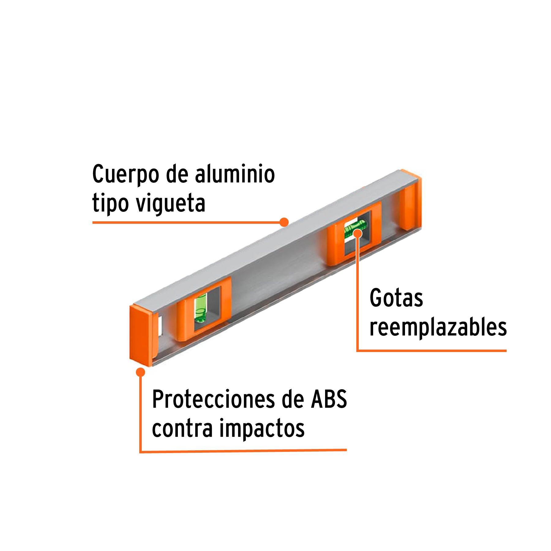 Nivel de Aluminio Profesional Truper 14"