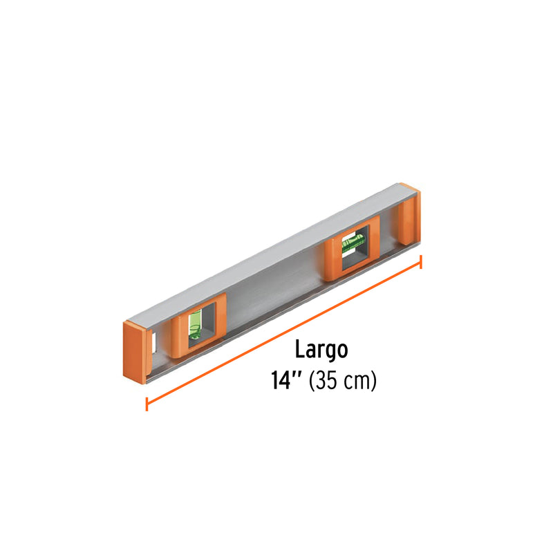 Nivel de Aluminio Profesional Truper 14"