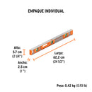 Nivel de Aluminio Profesional Truper 24"