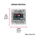 Nudos (Perros) para Cable Fiero 3/16" (5 mm) Bolsa 50 Piezas