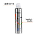 Pintura en Aerosol Bote Esbelto 400 ml Truper Blanco Mate