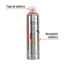 Pintura en Aerosol Bote Esbelto 400 ml Truper Naranja