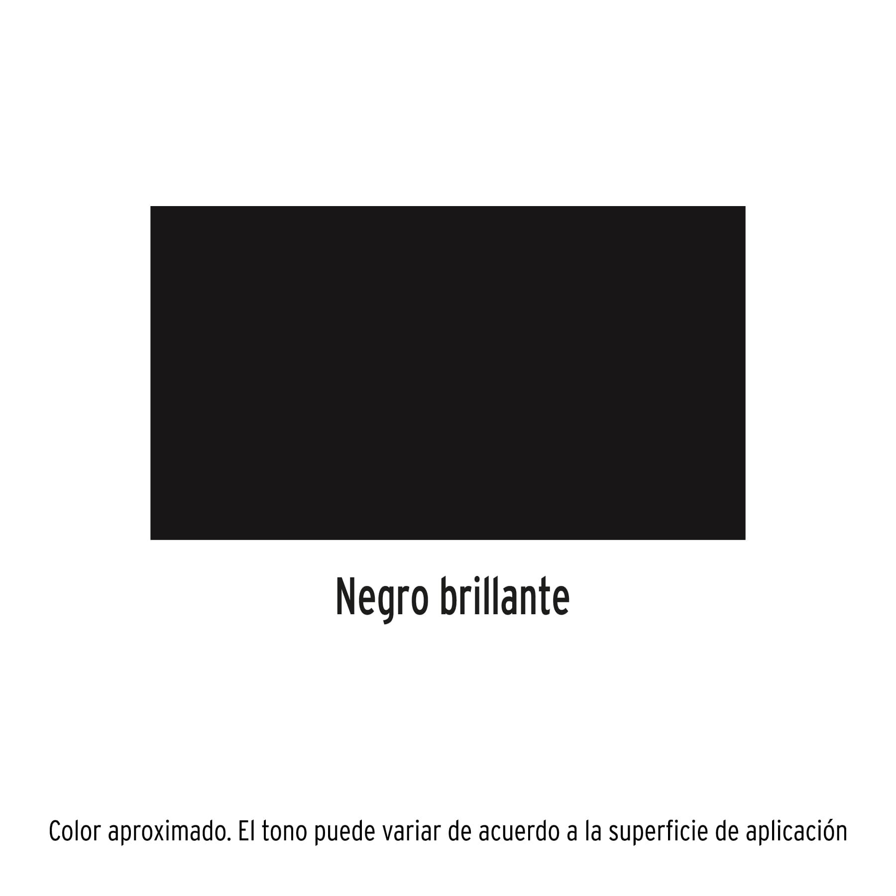 Pintura en Aerosol Bote Esbelto 400 ml Truper Negro Brillante