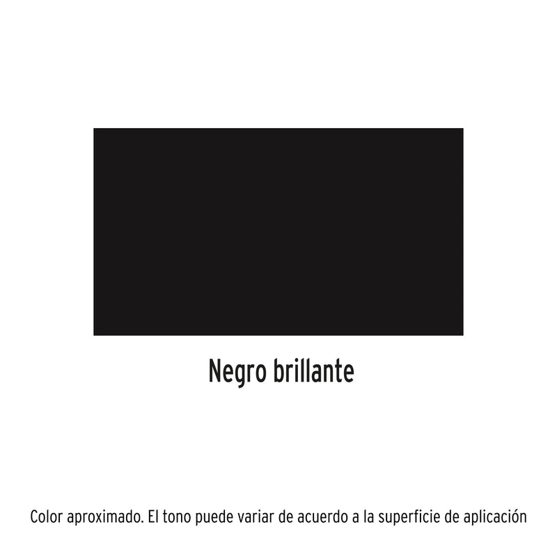 Pintura en Aerosol Bote Esbelto 400 ml Truper Negro Brillante